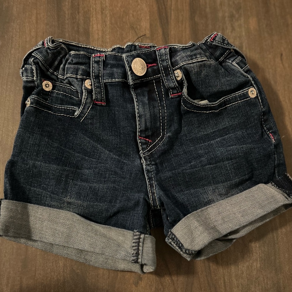 True Religion Denim Boyfriend Shorts